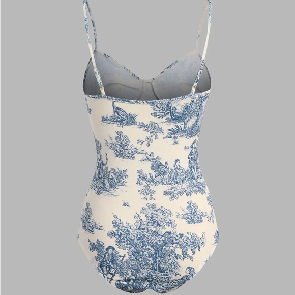 Cider Toile de Jouy Bodysuit - Picture 6 of 7